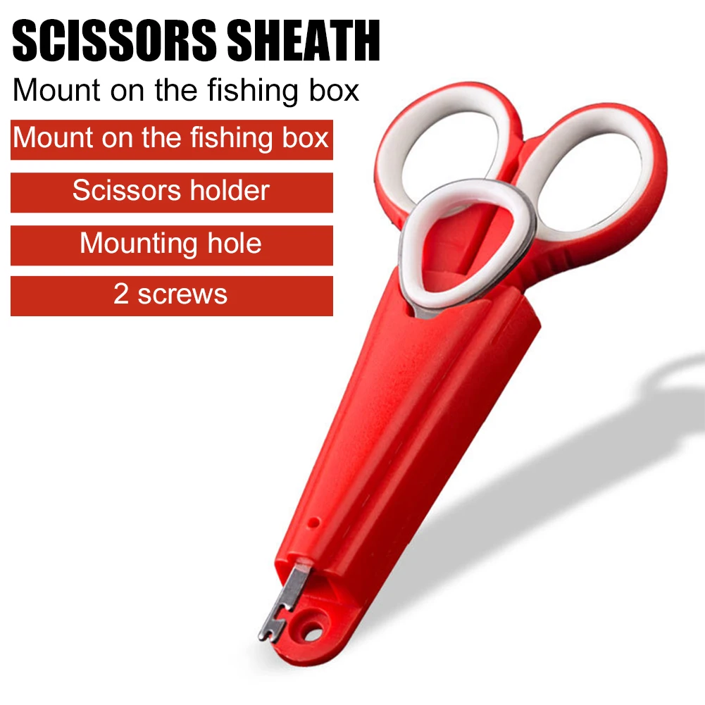 

3 In 1 Fishing Scissors Set With Unhook Extractor Portable Stainless Steel Braid Line Cutter Fishing Tackles Accessories