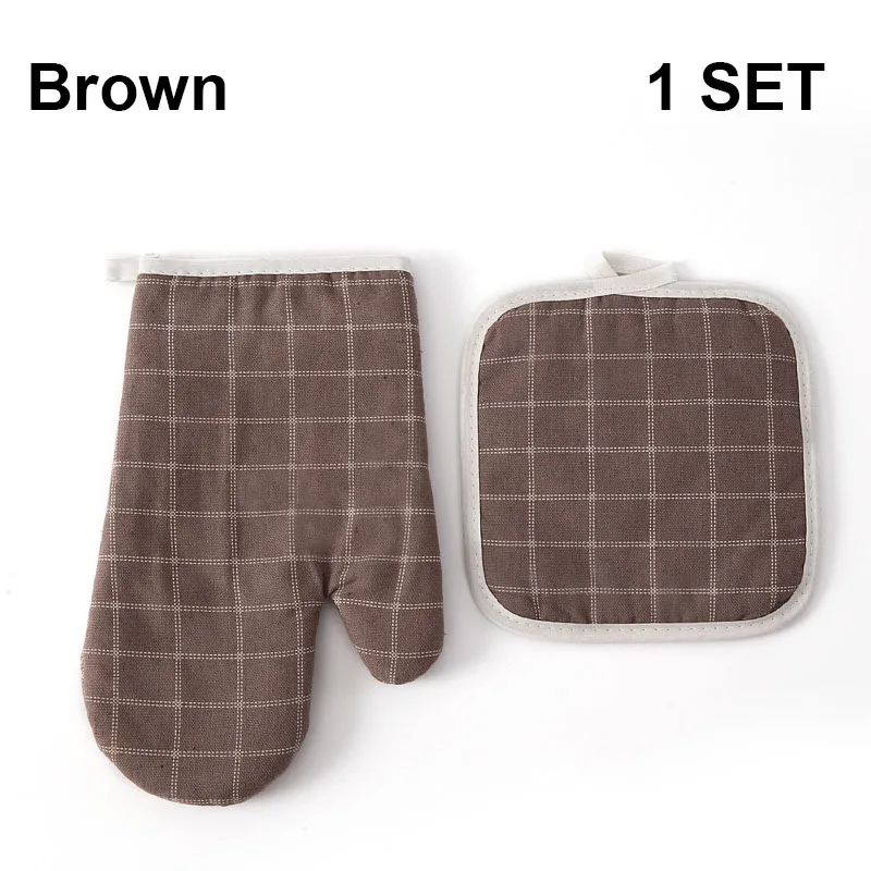 

Двойные термостойкие перчатки для микроволновой печи, термостойкий набор с мягкой подкладкой для сковороды, утолщенные термостойкие перчатки для выпечки духовки