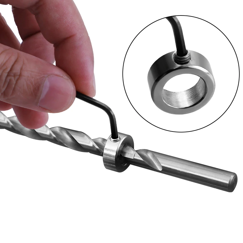 Набор ограничителей для сверления стопорные кольца из стали A3 дрели Глубина