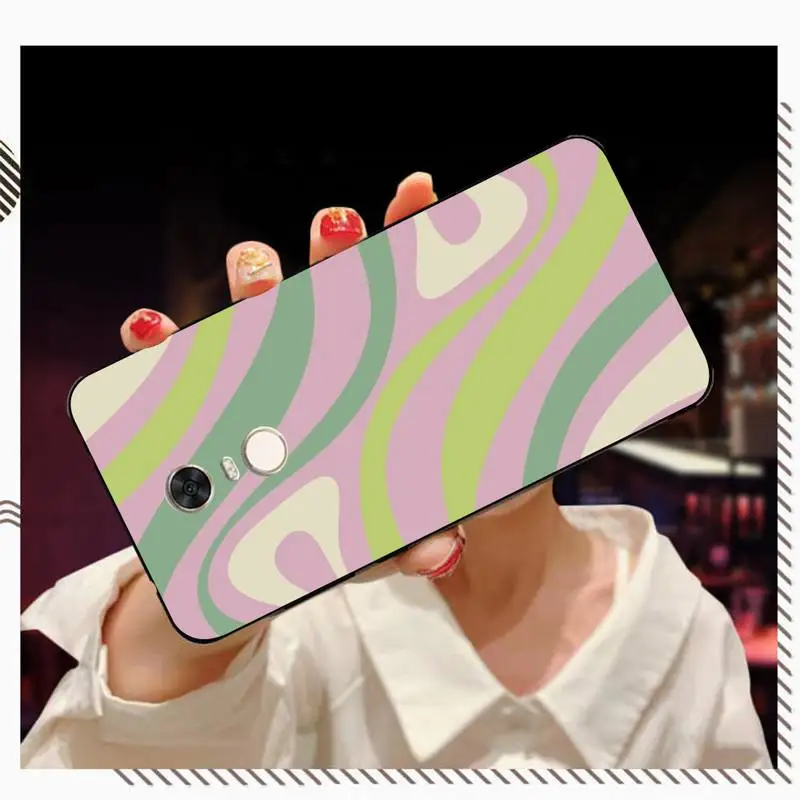 Abstract Swirl Pattern Phone Case for Redmi 5 6 7 8 9 A 5plus K20 4X S2 GO 6 K30 pro