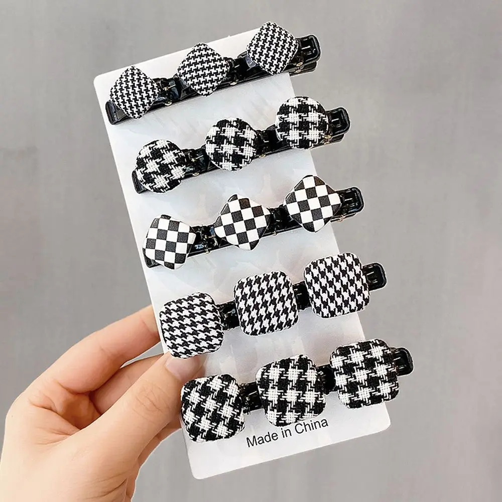 Подарок для девочки милый квадратный женский Плетеный зажим волос заколка в