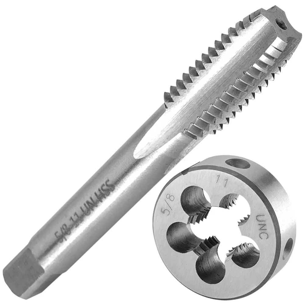 

5/8-11 5/8-24 5/8-27 UNC HSS с прямой ручкой, американский стандарт, станок для высечки, высокоскоростная стальная проволока, сверло для нарезания, Круглый штамп