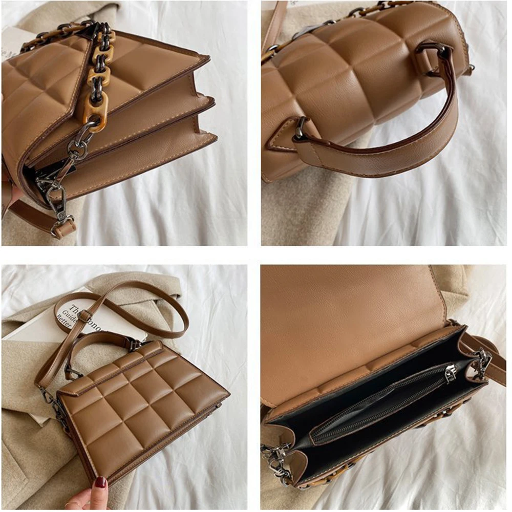 2023 New Female Luxury Chains Bag Fashion Flap Tote Bag Casual and Versatile Handbag Large Capacity One-shoulder Crossbody Bag