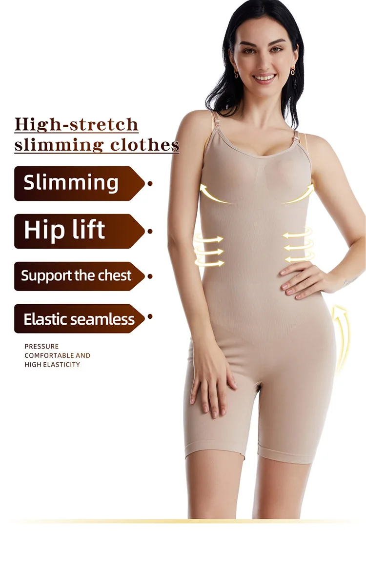 

Body Sculpting Jumpsuit Female Breast Support Postpartum Corset Tight Waist Buttocks Lifting Underwear
