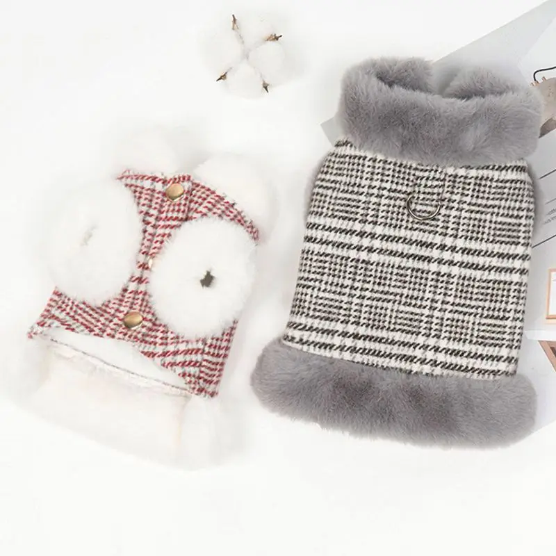 Зимняя одежда для собак Куртки ветрозащитная теплая плотная мягкое пальто