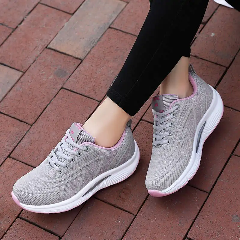 

Женские спортивные туфли Shos, кроссовки на большой платформе для бега, тенниса, фиолетовая женская спортивная обувь для тренажерного зала, к...