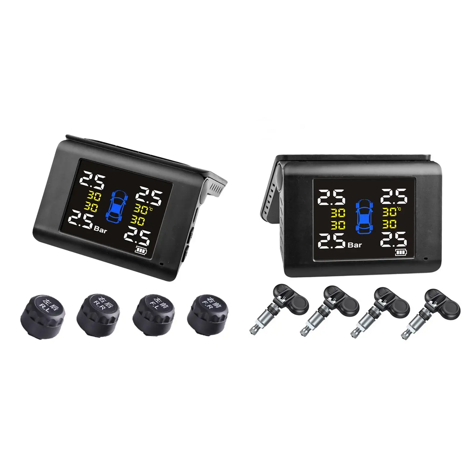 

Система контроля давления в шинах автомобиля с ЖК-дисплеем