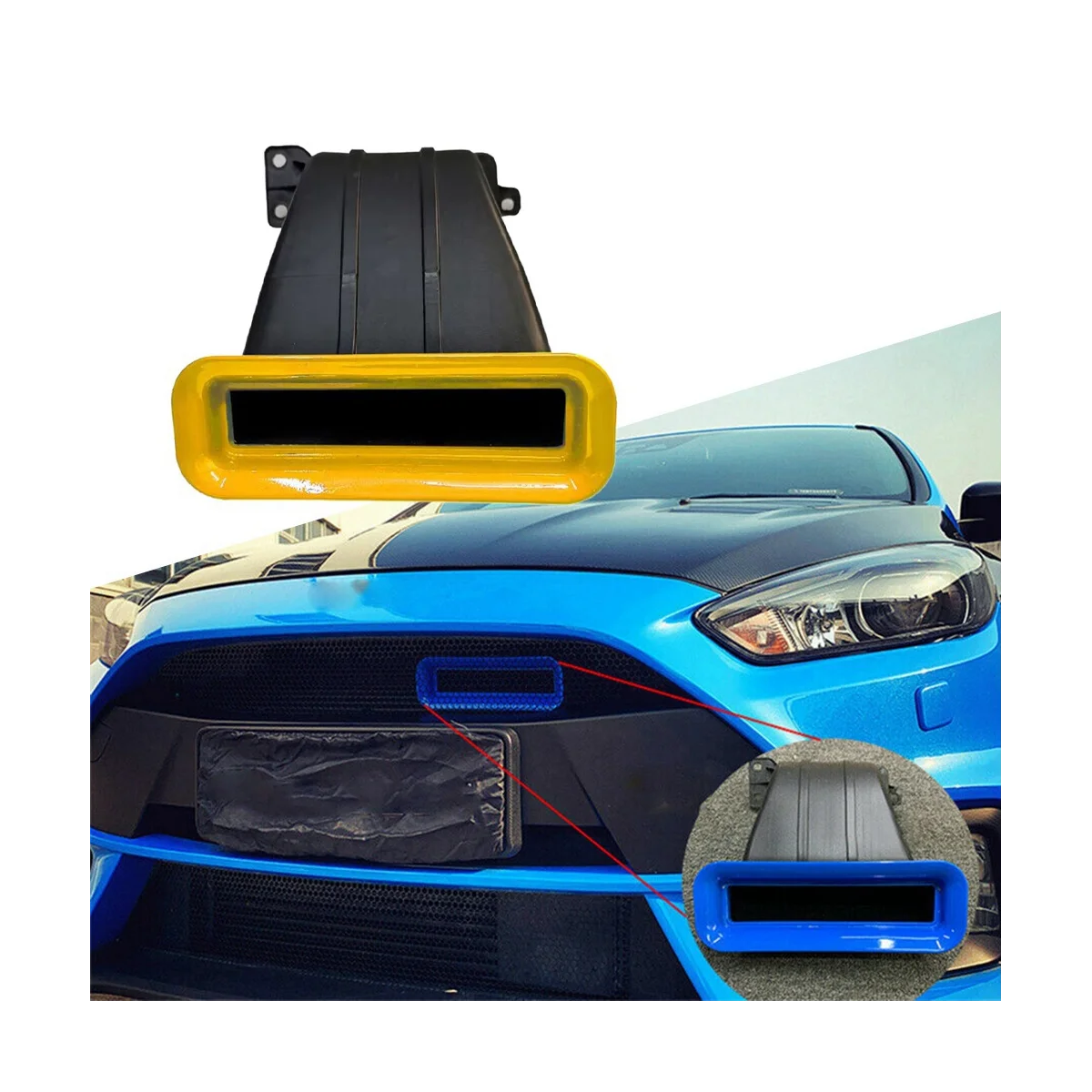 Для Ford Focus воздухозаборник Tuyere Впускной RS ST хэтчбек 4D Седан 5D MK3 MK3.5 модификация