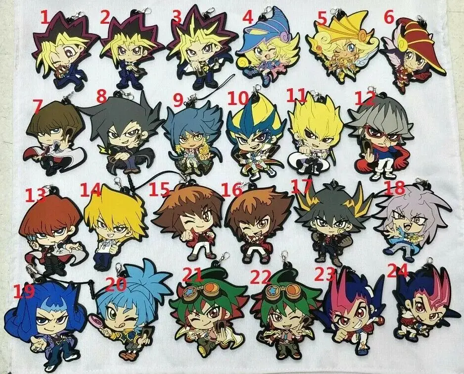 Фото Ю-Ги-О! ARCV ZEXAL 5DS Фигурка Игрушка Yugioh Black Magician Girl Yugi Muto Seto Kaiba Ryo Bakura Yusei Fudo Брелок Подвеска Игрушки №3