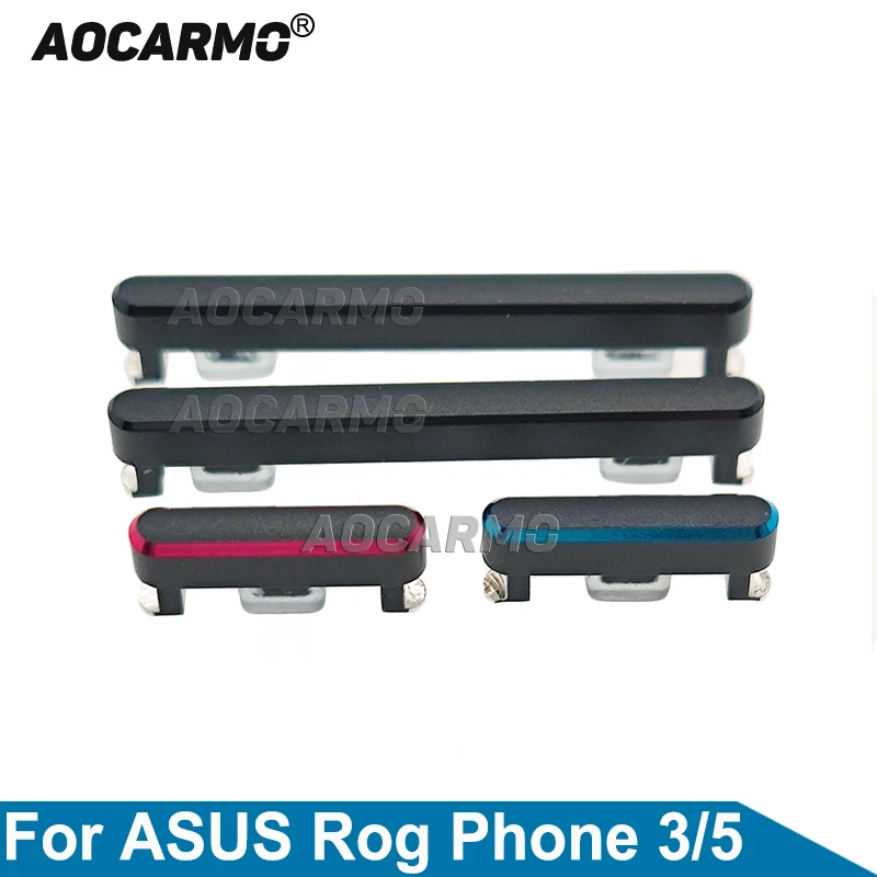 

Aocarmo For ASUS ROG Phone 5 3 ROG3 ZS661KS ZS673KS ROG5 Power & Volume Side Button Key Replacement Parts