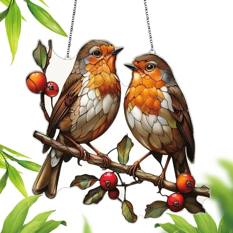 Витражные ловцы солнца птицы  Bird Suncatchers ольга вешнева ловцы небесных алмазов