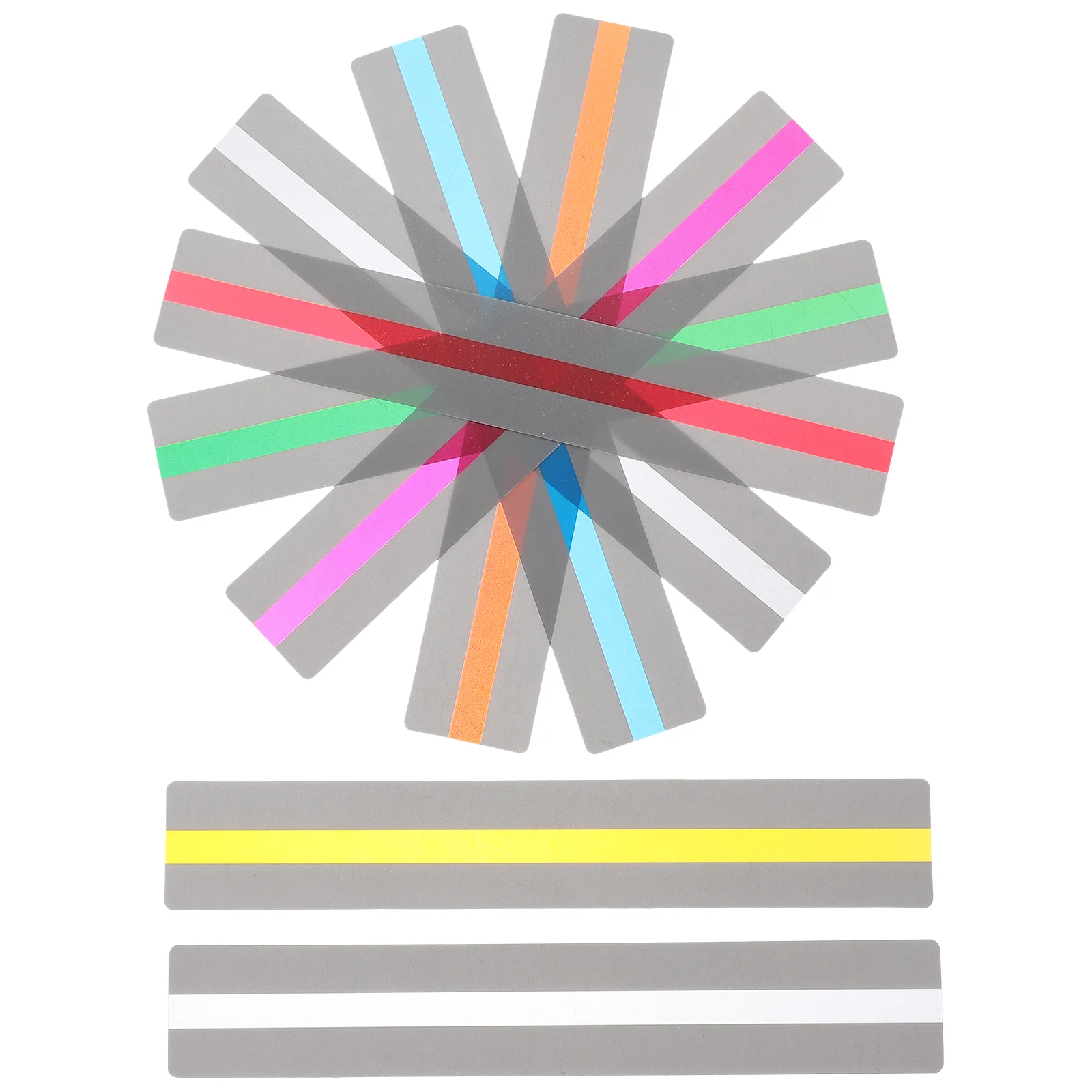 Статуи для управляемого чтения полоски закладки дислексии цветные выделенные