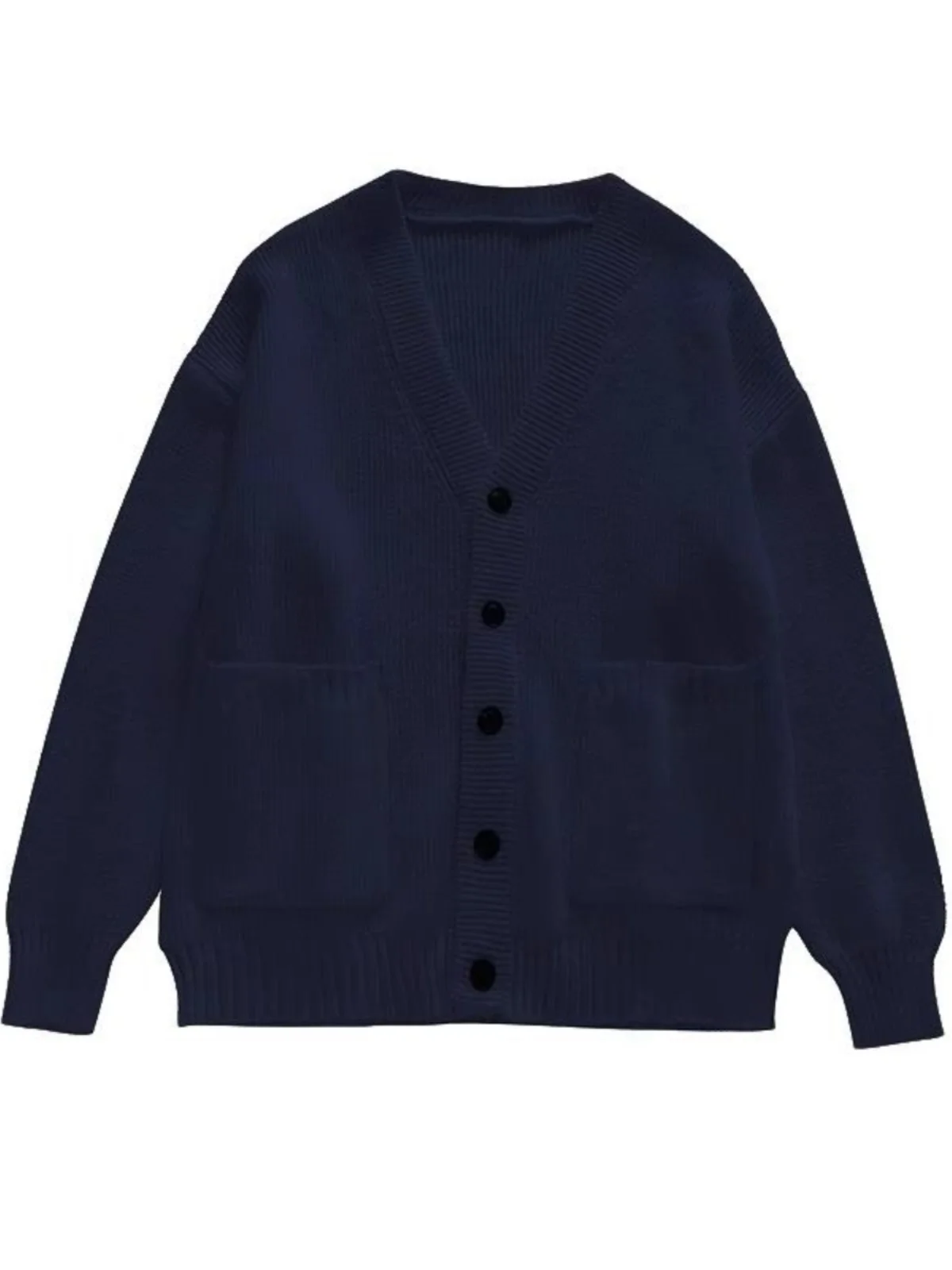 Soft Glutinous Knit cardigan Women clothes Autumn and Winter New Sweater Outerwear Loose Korean Sle V-neck Idle Outdo...