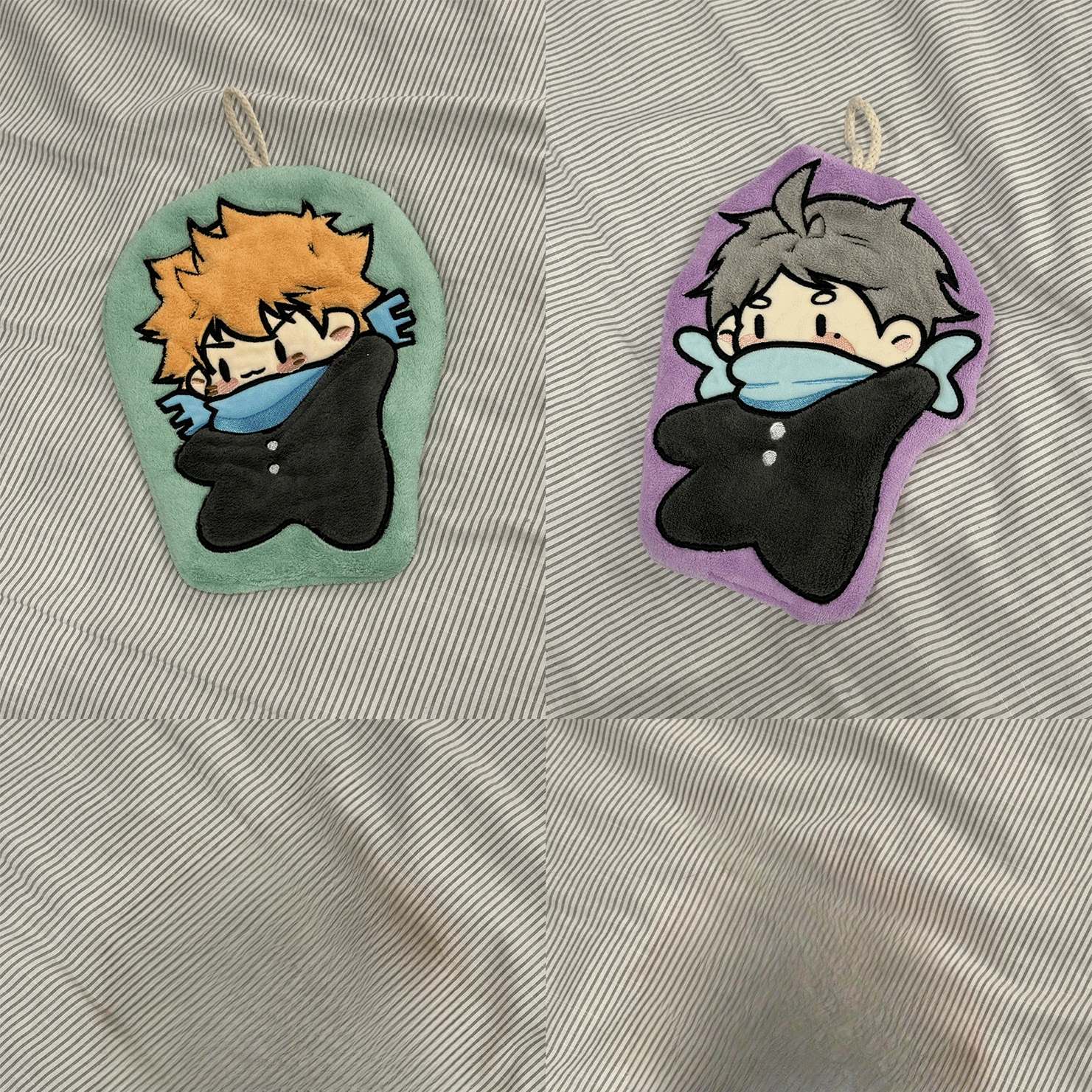 Аниме Haikyuu! Shoyo Hinata Sugawara Koushi Cosplay полотенце для рук с мультяшном принтом Выпускной