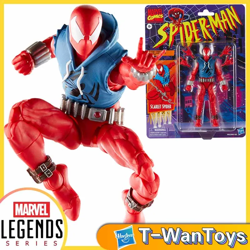 

New Hasbro Marvel Legends Series Toys-The Amazing Spider-Man Scarlet Spider Original Genuine 6-Inch (15Cm Tall) Action Figure