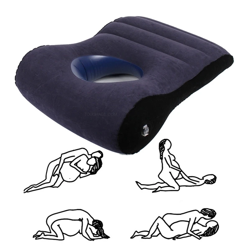 

New Foldable Pillow Wedge With Radians Soft Portable Inflatable Cushion Sex Position Bed Sofa For Big Belly Or Pregnant Woman