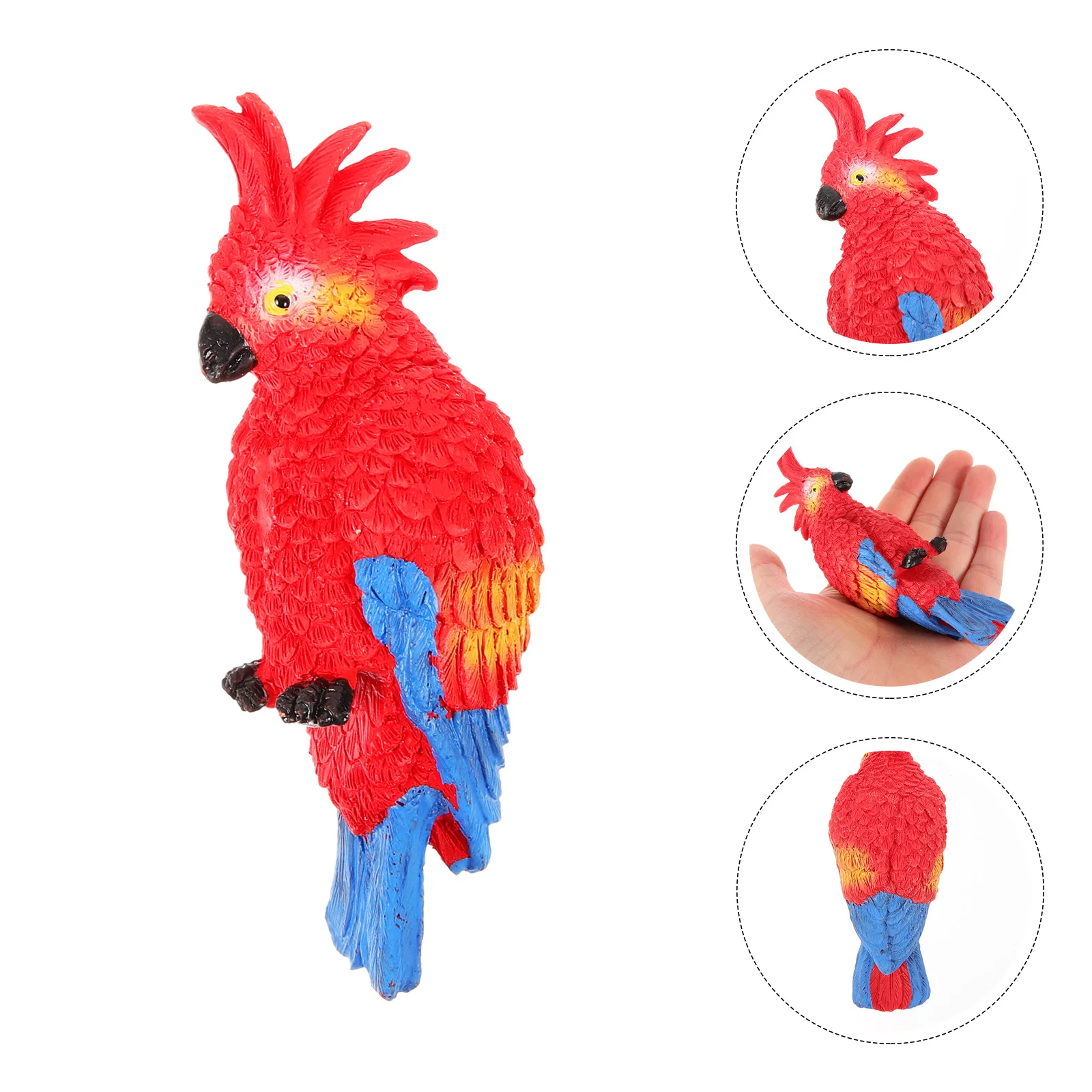 

Decorations Fish Tank Landscaping Pendant Ornament Resin Aquarium Parrot Figurines