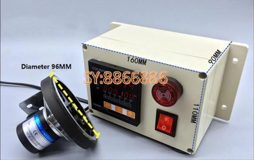 

Rotary Encoder 300ppr Digital Electronic Meter Counter Wheel Roll Length Measuring Meter Testing Equipment High Quality