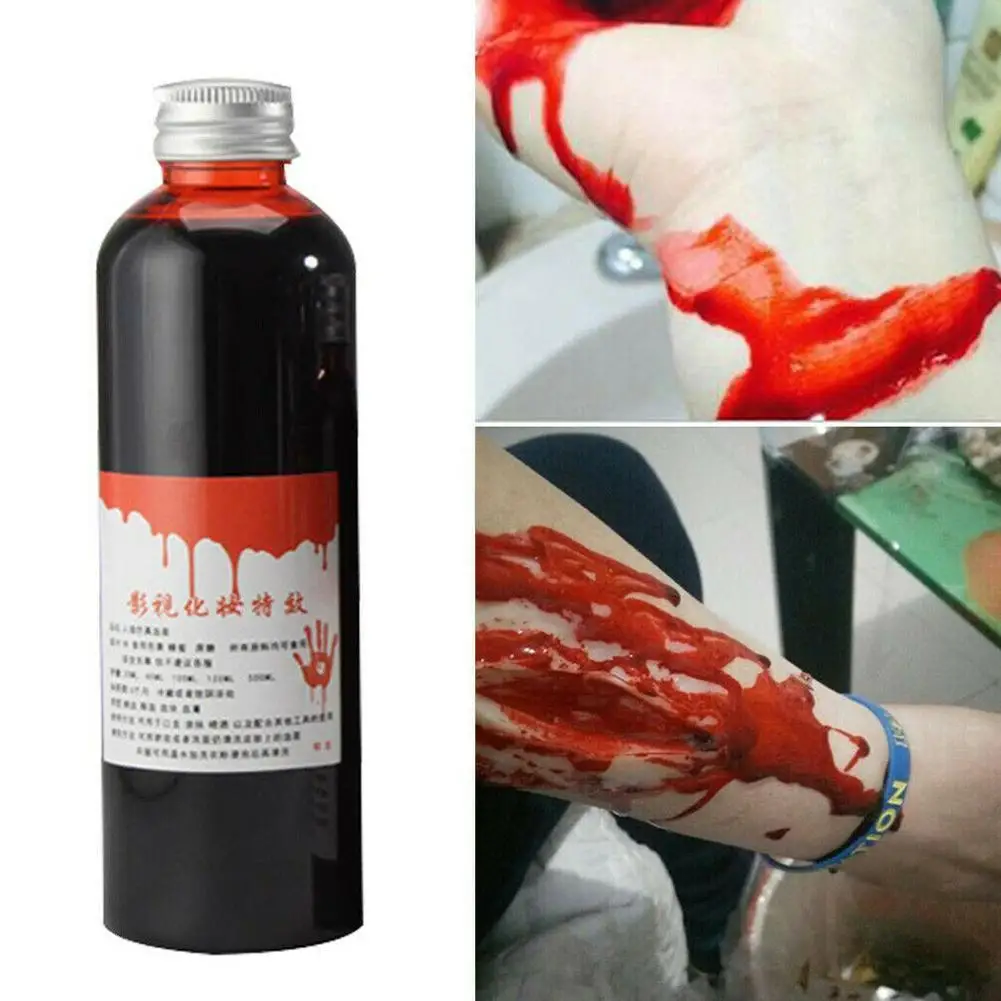 

30ml Fake Plasma Halloween Cosplay Supplies Role-playing Scary Professional Prank Props Products Realistic Friend G8R0
