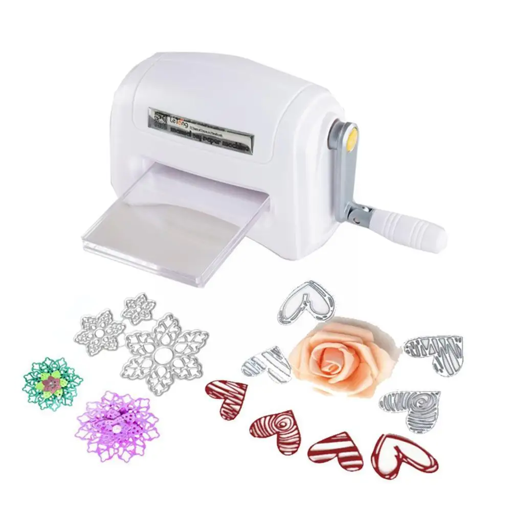 

Portable Mini Die Cutting Machine For DIY Scrapbooking Embossing Crafts Photo Paper Card Decorations Handmake Projects Tool X5I1