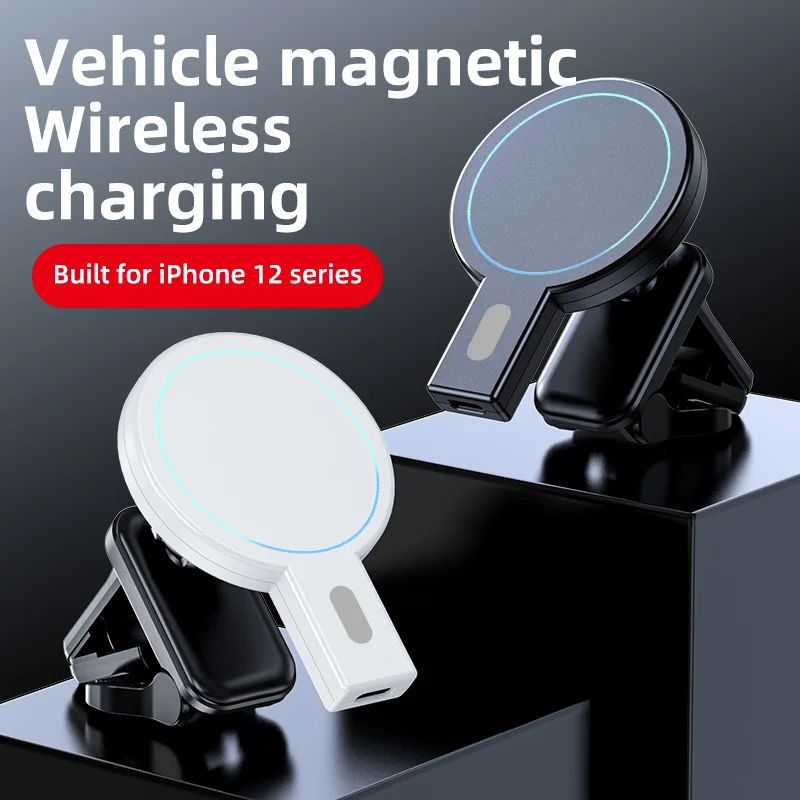 

15W for Magsafe Car Wireless Charger for IPhone12promax 13 XS 8P Dashboard Windshield Suction Cup Magnetic Fast Charging Bracket