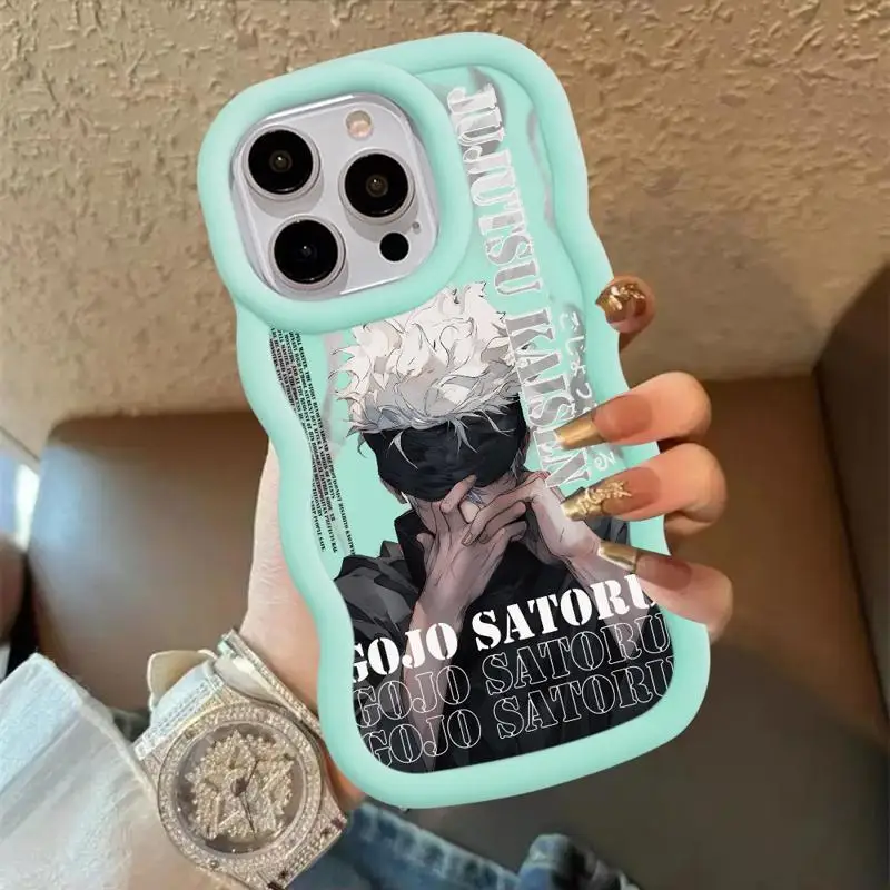 Чехол для телефона с аниме J-uюютсус K-aisens Apple iPhone 16 Plus ProMax Pro мягкий чехол