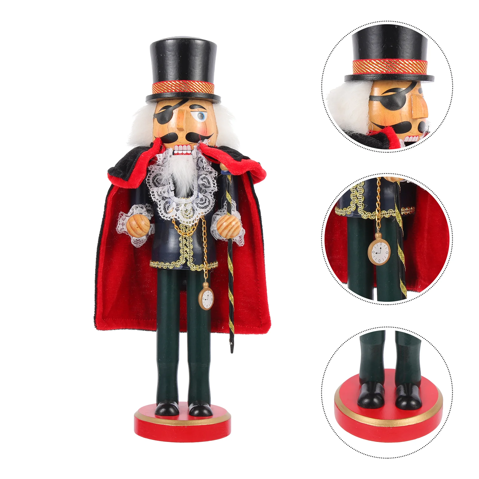 

Pirate Nutcracker Wood Nutcrackers Outdoor Kid Toys Wooden Traditional Decorations Ornaments Craft Festival Child