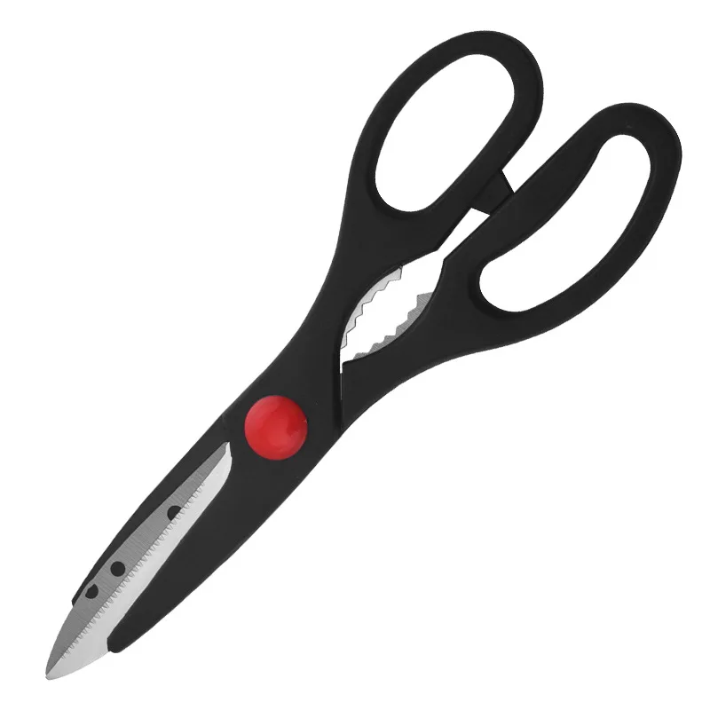 

Stainless Steel Multi-function Kitchen Scissors Can Clip Walnuts and Cut Chicken Bone Barbecue Scissors Kitchen Accessories