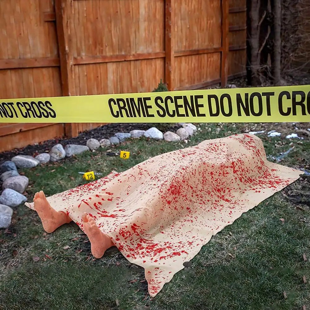 

1 Set Innovative Body Props with Rope 2 Styles Cover Body Props Halloween Lying Body Outdoor Props