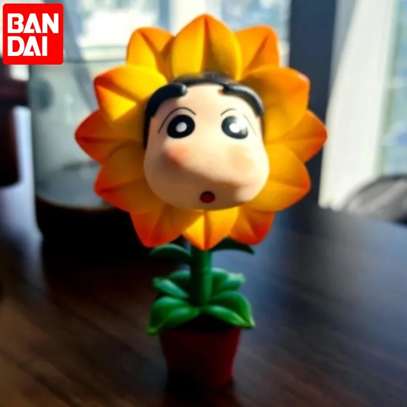 12 см Новый Аниме Crayon Shin-chan Cos Подсолнух кавайная Q версия фигурка ПВХ Модель