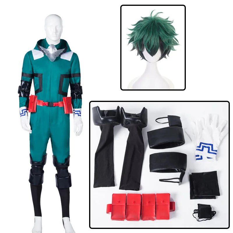 Boku no Hero Academia My Hero Academia Izuku Midoriya Training Suit Cosplay