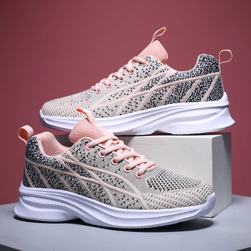 Women Casual Tennis Shoes Breathable Female Running Shoes Outdoor Sneakers