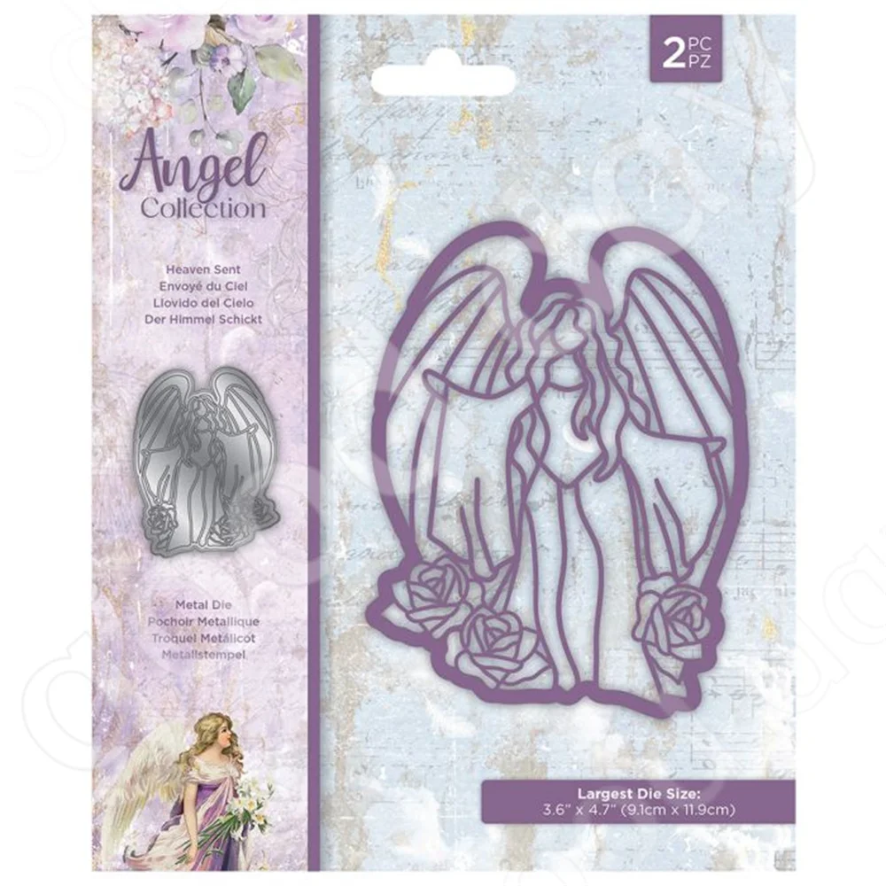 

Angel Metal Cutting Dies Scrapbook Diary Decoration Embossing Template Diy Greeting Card Handmade Hot Sale 2022 New Arrival