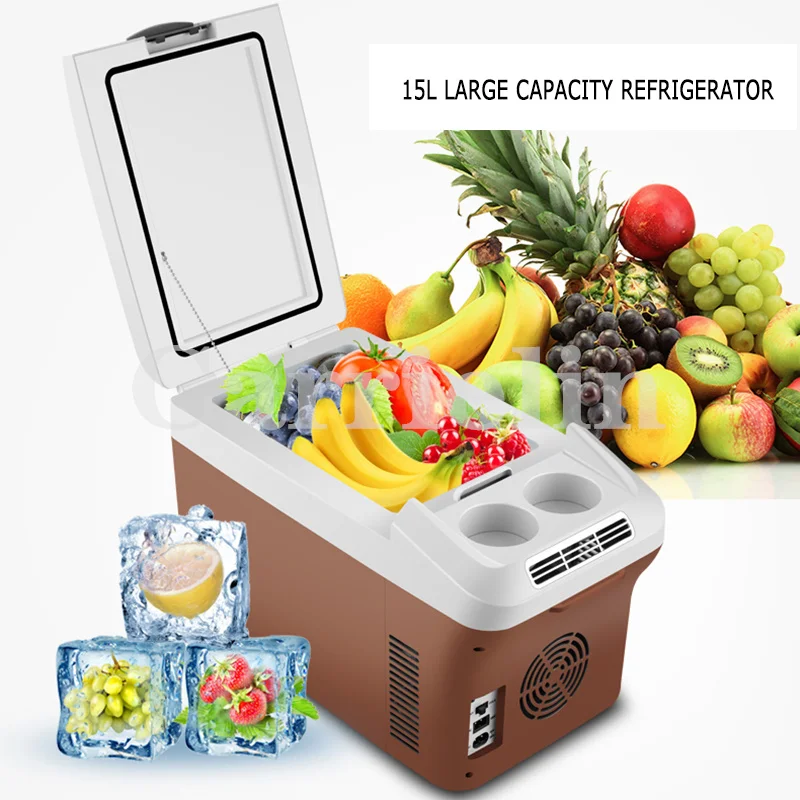 15L 35LCar Refrigerator 12V/24V220V Household Refrigerated Portable Small Freezer Suitable For Outdoor Travel And Camping Picnic