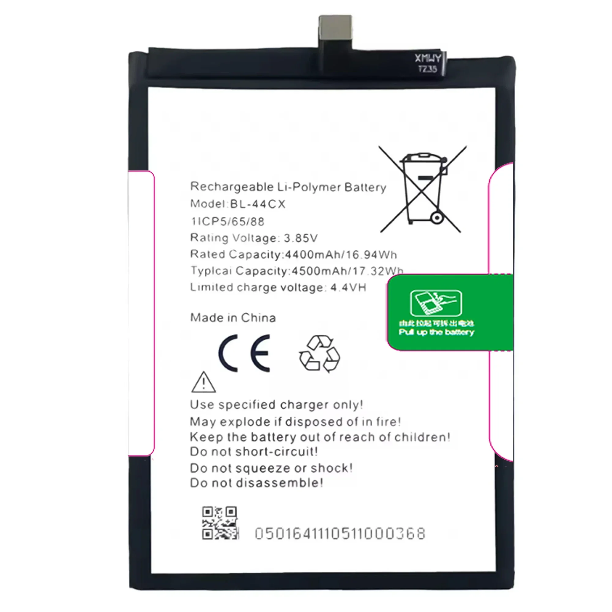 100% оригинальный аккумулятор BL-44CX для телефона INFINIX X687/Zero 8/CE9/ZERO 8i сменная батарея +