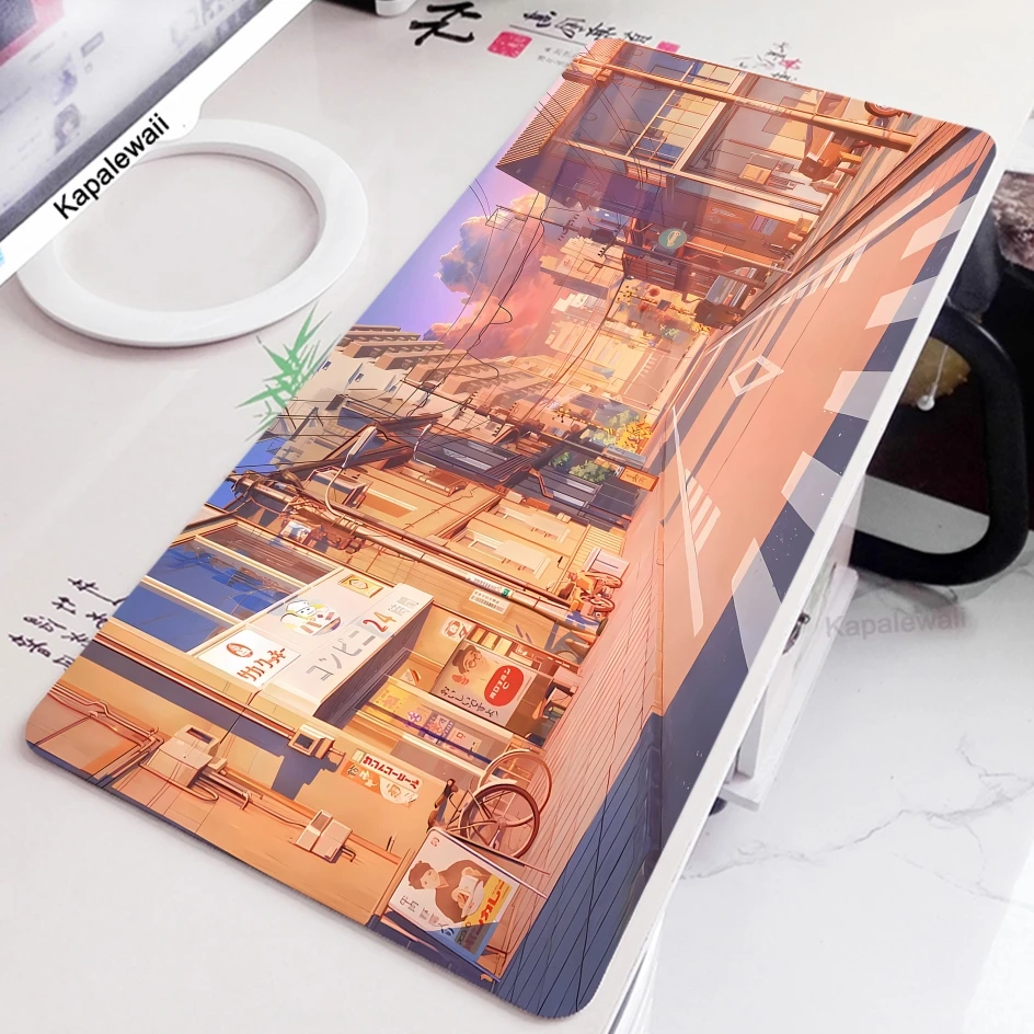 

Gamer Mouse Pad Anime Large Lock Edge Mousepads XXXL 1000x500mm Non-slip Mouse Mat Big Deskmat Gaming Mousepad Keyboard Mat