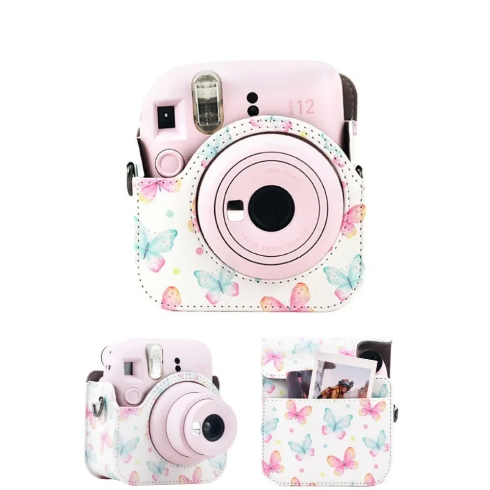 Чехол для камеры Instax Mini 12 мягкий защитный чехол из искусственной кожи дорожная
