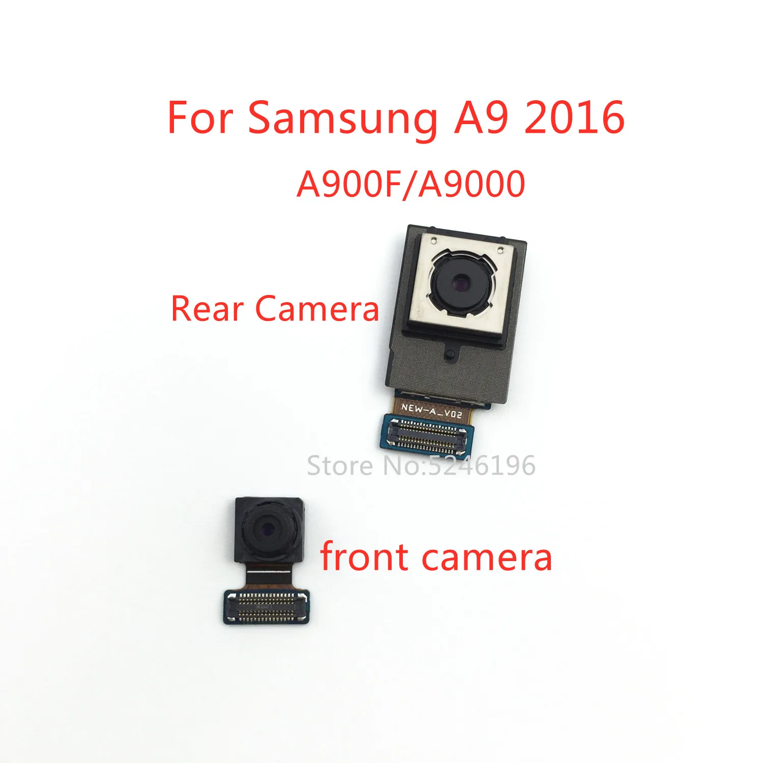 1 шт. задняя большая Основная камера Фронтальная камера Модуль гибкий кабель для Samsung Galaxy A9 2016 A900F A9000 оригинальная Запасная часть