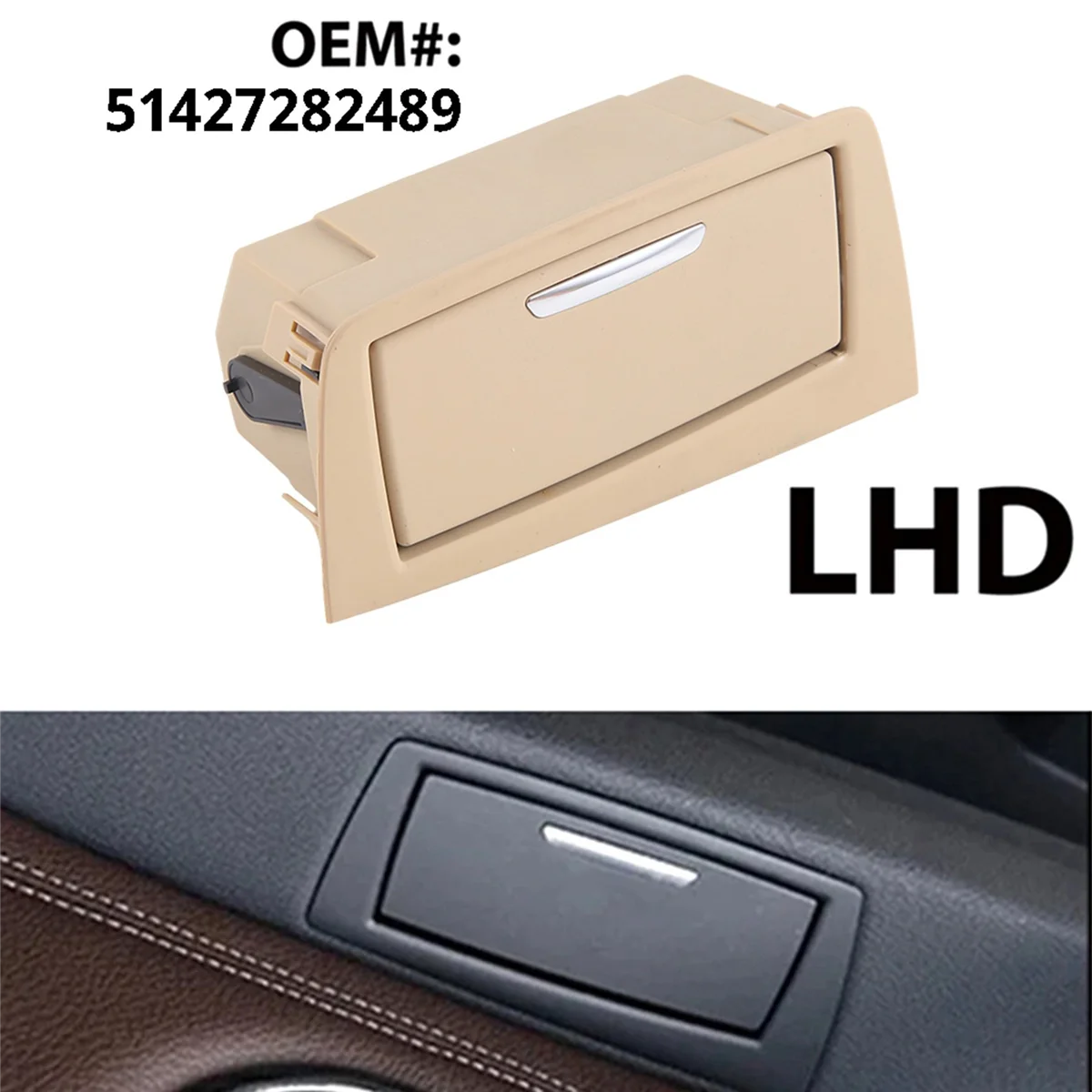 Задняя пепельница LHD 51427282489 для BMW 3 серии F35 F35LCI 320LiX 335Li 328Li 2012-2019 интерьер