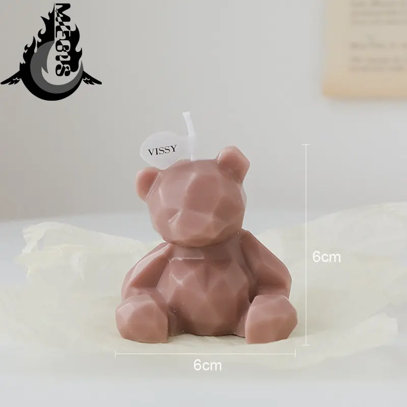 

wholesale Bear Aromatic Candles Scented Candles Home Decoration Animal Birthday Candle drop shipping