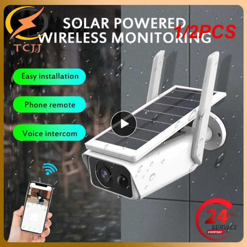 

IP-камера наружная беспроводная с Wi-Fi и встроенным аккумулятором, 1/2 шт.