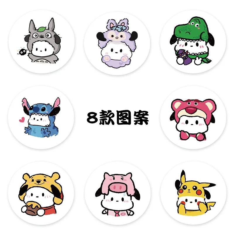 500 шт./рулон наклейки для ноутбука из ПВХ