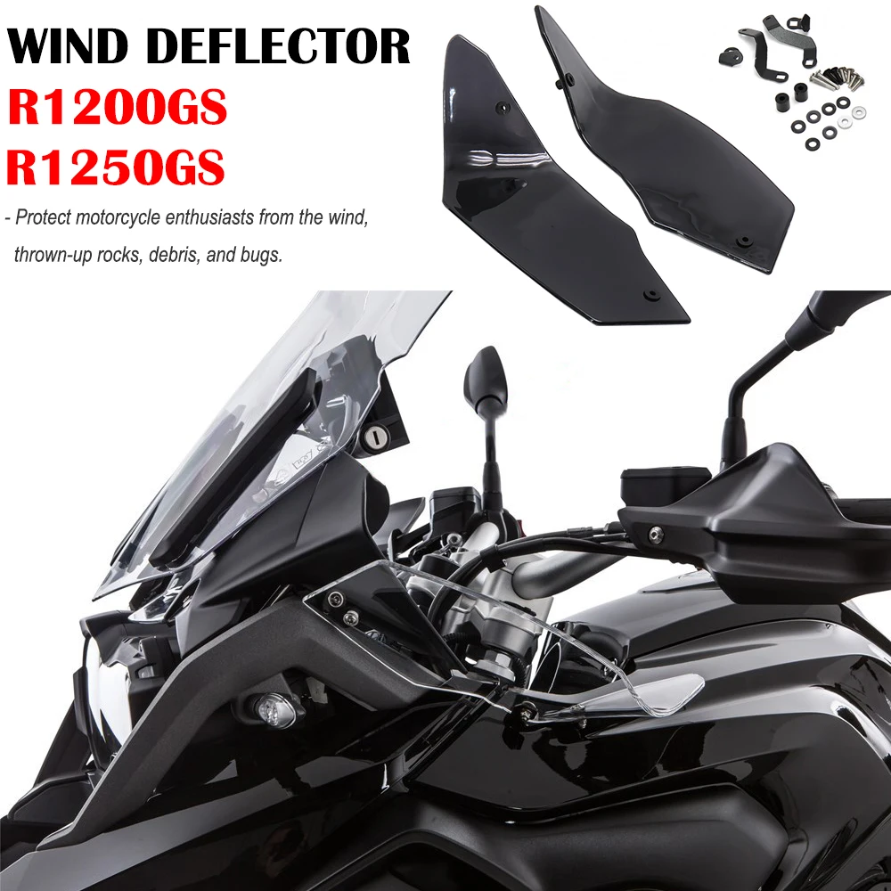 For BMW R1200GS R 1200 GS LC Rally Exclusive R 1250 GS HP R1250GS NEW Parts Wind Deflector Windshield Handguard Cover Side 2017-
