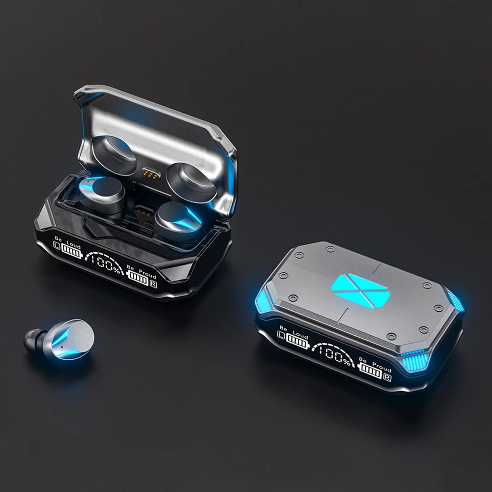 

Беспроводная гарнитура RGB, наушники-вкладыши, водонепроницаемые Bluetooth-наушники, совместимые с распознаванием отпечатков пальцев, для музык...