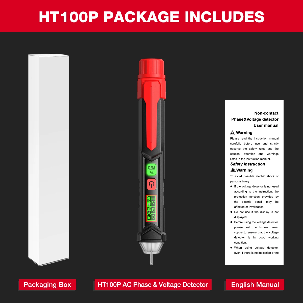 

HABOTEST HT100 Тестер напряжения