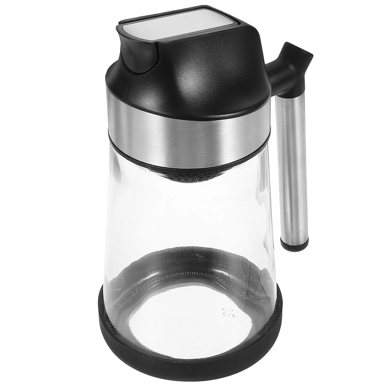 

Soy Sauce Glass Bottle Oil Bottles Cooking Dispenser Handle Kitchen Olive Container Stainless Steel Containers