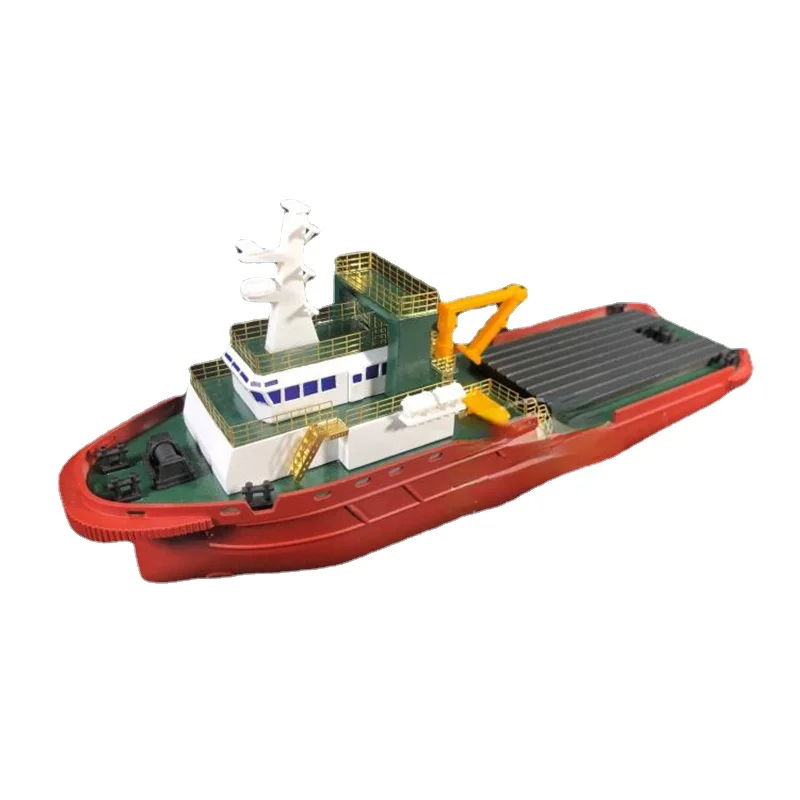 

1:200RC Model Boat Large Ocean-going Work Boat Tugboat Kit with Shafting Motor PE Simple Small Parent-child Entertainment