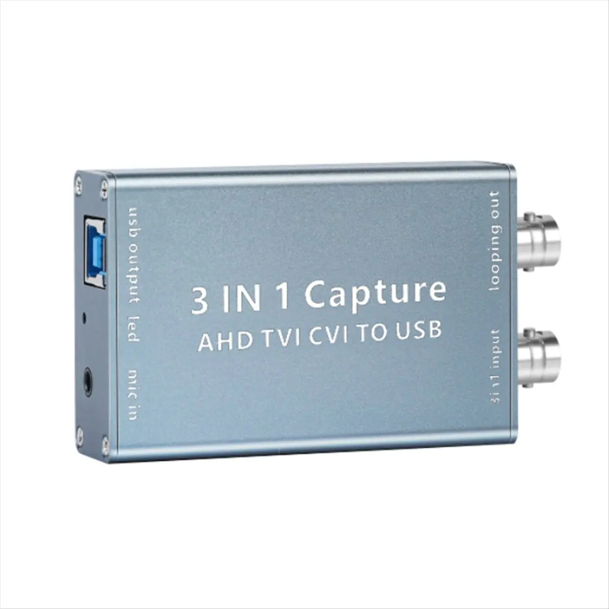 AIishan Карта видеозахвата AHD Видеокарта TVI CVI к USB 3.0 1080P 60fps Коробка записи видео для прямой трансляции TVI CVI Видеокарта (art.: 3920d40df452e) - 3920d40df452e