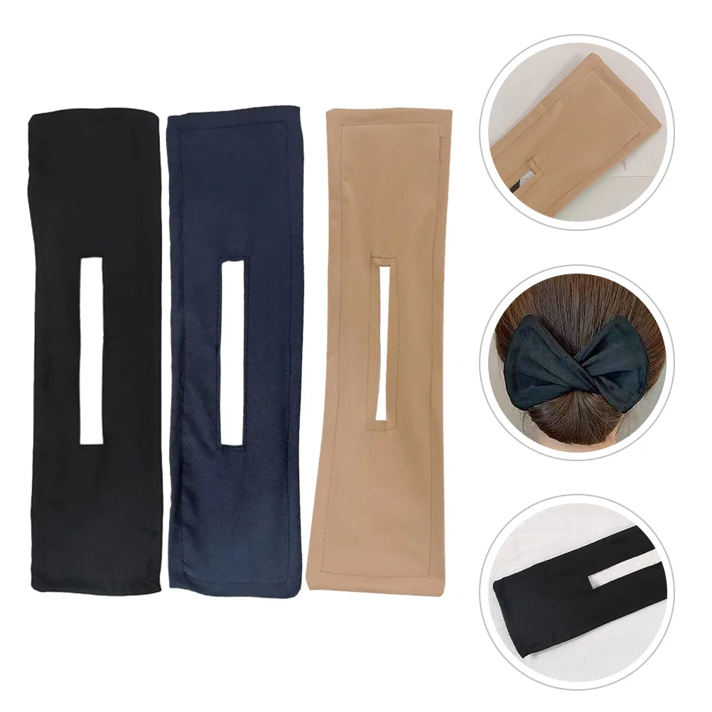 

Hair Braiding Tools Lazy Curler Bun Wrap Maker Thin Small Elastic Bands Crimper