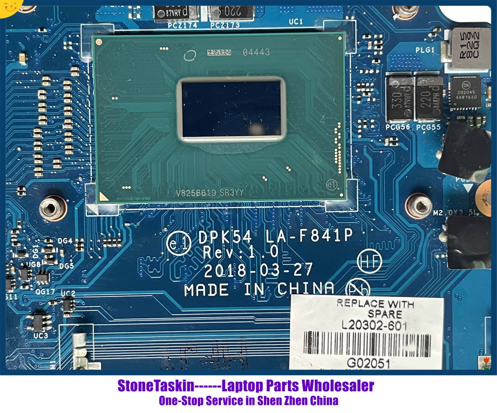 Оригинальная материнская плата StoneTaskin для ноутбука HP Pavilion Gaming 15-CX I7-8750H процессор